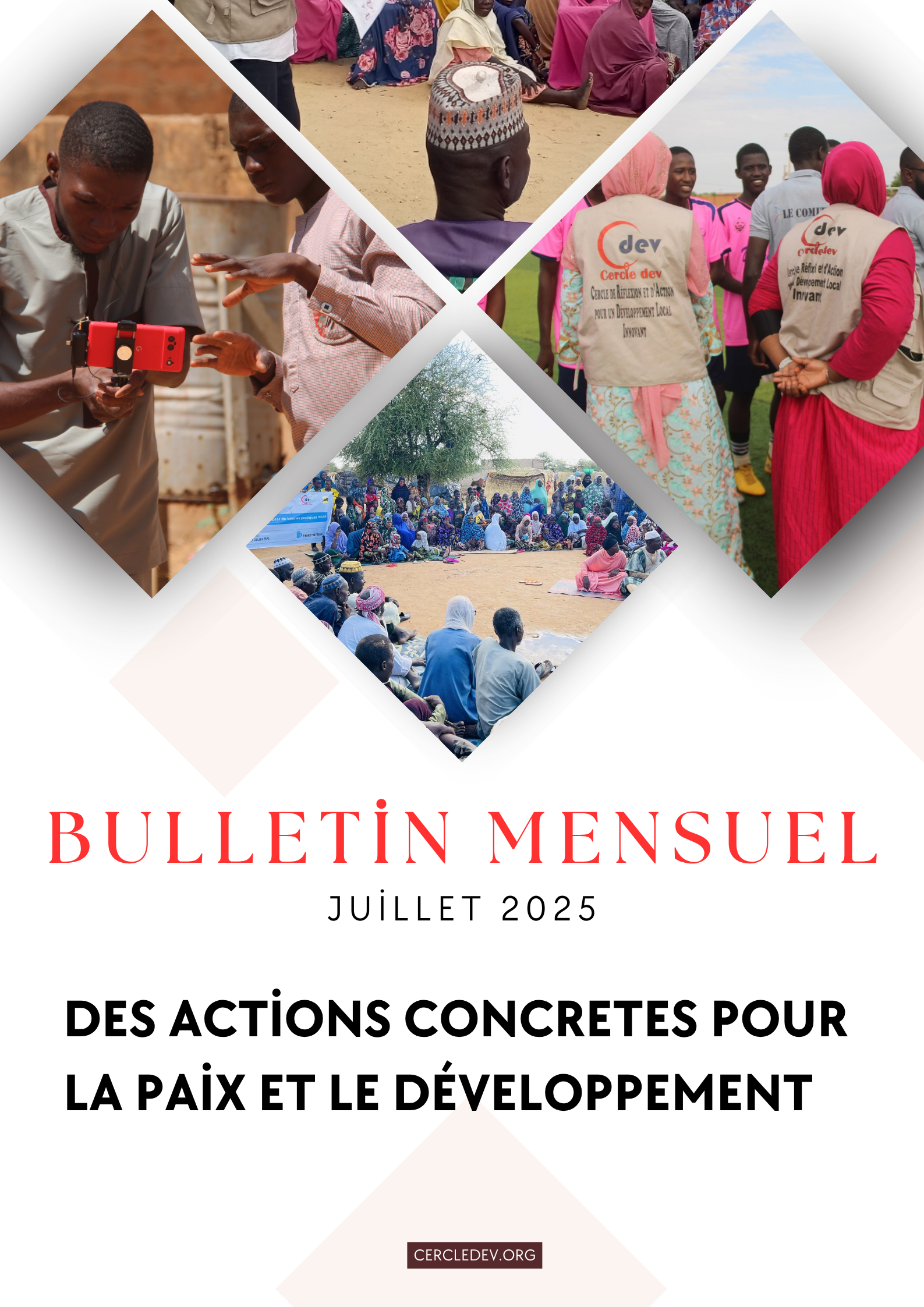 Lire la suite à propos de l’article Bulletin mensuel – Juillet 2025 | Retour sur un mois d’engagement au cœur des communautés