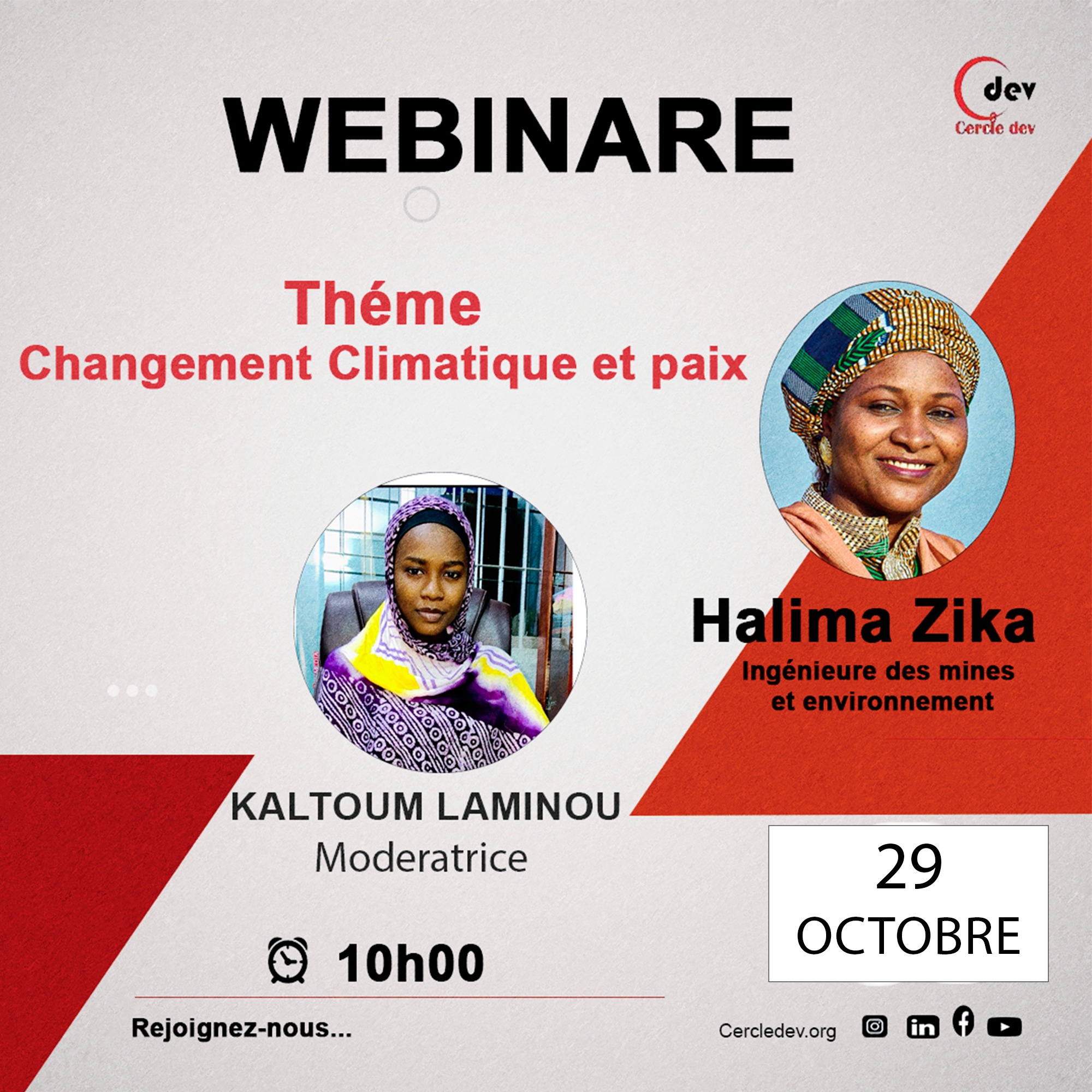 Lire la suite à propos de l’article WEBINAIRE : Changement Climatique et Paix